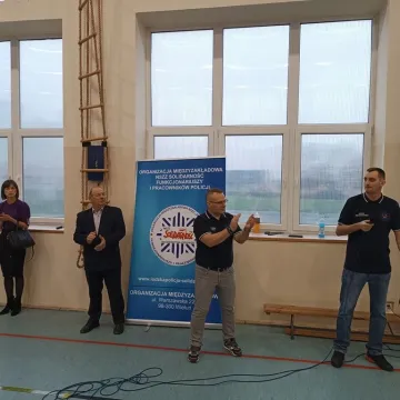 Służby mundurowe rywalizowały w hali sportowej