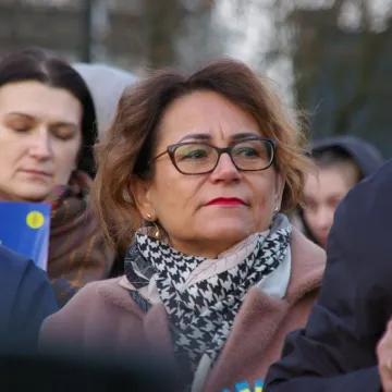 Radomsko: Wiec solidarności z Ukrainą