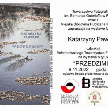 „Przedzimie”. Zaproszenie na wystawę Katarzyny Pawelec w MBP w Radomsku