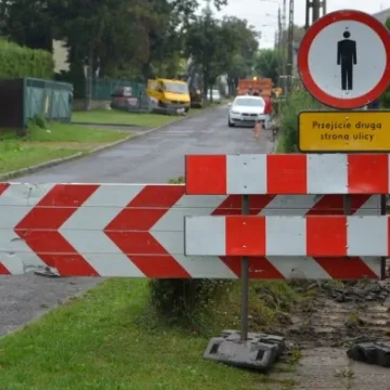 Ulica Stodolna w przebudowie