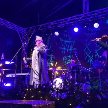 Halina Mlynkova na Jarmarku Bożonarodzeniowym w Radomsku