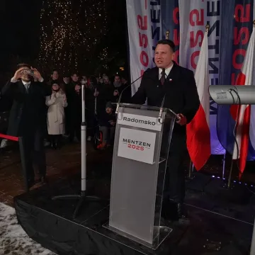 Tak dla prostych podatków. Nie dla imigracji. Sławomir Mentzen pojawił się w Radomsku