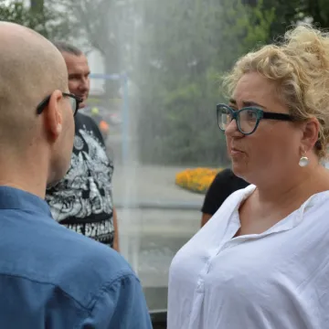 W obronie niezależnych mediów. Protest w Radomsku