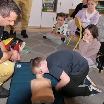 „Czad i ogień – obudź czujność” – akcja w szkole w Strzałkowie