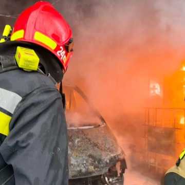 [WIDEO] Pożar garażu w miejscowości Frachowiec