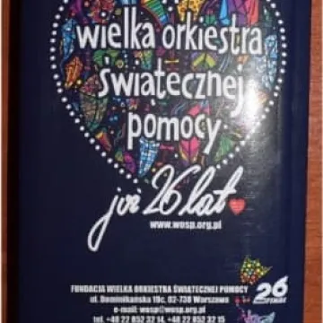 Gadżety przekazane na licytację WOŚP w Radomsku