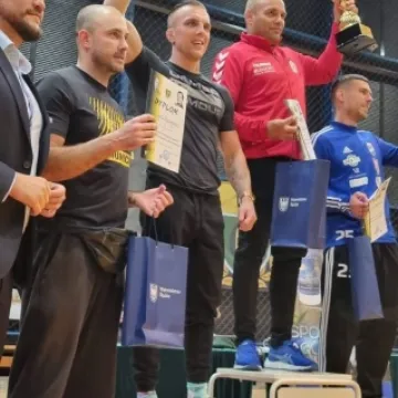 Zapaśnicy na podium