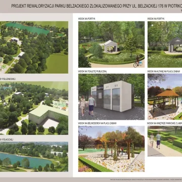 Piotrków Tryb.: park Belzackiego przejdzie metamorfozę