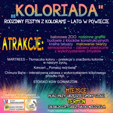 Kolorowy festyn w Gidlach już w niedzielę