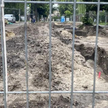 Jak postępują prace przy przebudowie ulicy Fabianiego?