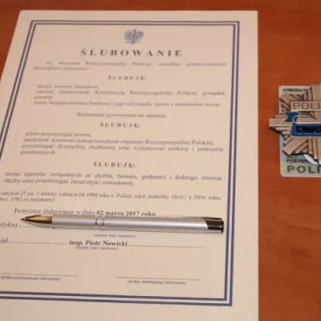 Nowa radomszczańska policjantka złożyła ślubowanie