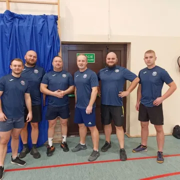 Służby mundurowe rywalizowały w hali sportowej