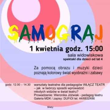 Tydzień  z Teatrem: Samograj-spektakl dla dzieci
