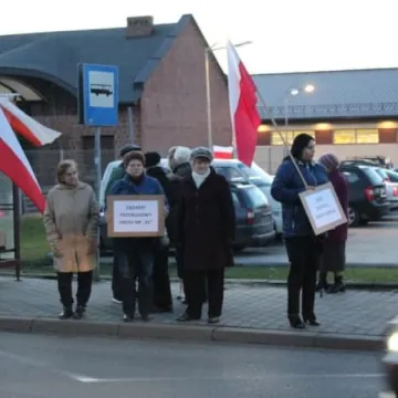 Mieszkańcy blokują Narutowicza