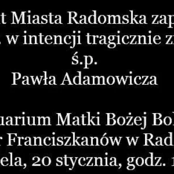 Msza św. w intencji śp. Pawła Adamowicza, prezydenta Gdańska