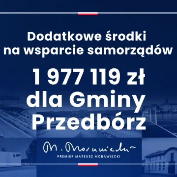 Blisko 48 mln złotych dla samorządów z powiatu radomszczańskiego