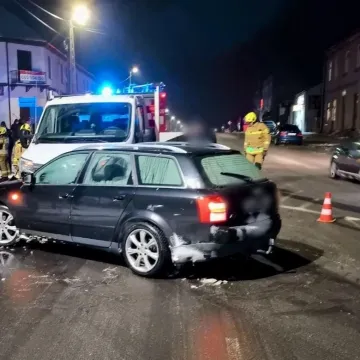 Kolizja pojazdów w Przedborzu