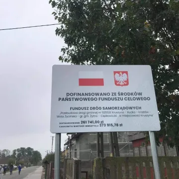 Drogi w Kruszynie i Niwie Goszczowskiej oddane do użytku