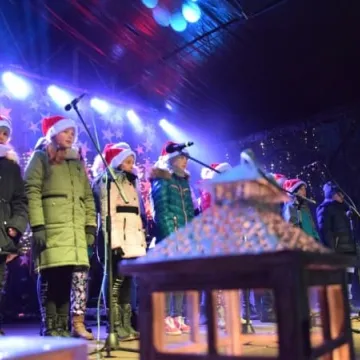 Miejska Wigilia na placu 3 Maja w Radomsku