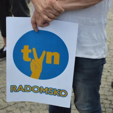 W obronie niezależnych mediów. Protest w Radomsku