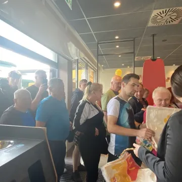 Tłumy na otwarciu McDonald’s w Radomsku