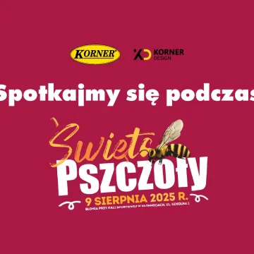 Mobilny showroom firmy Korner na Święcie Pszczoły w Kłomnicach