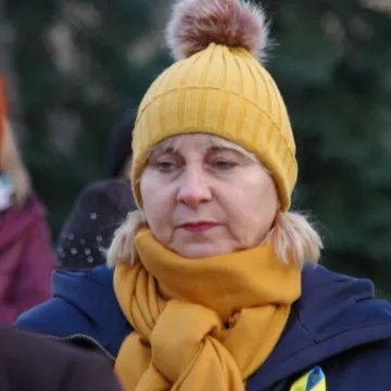 Radomsko: Wiec solidarności z Ukrainą