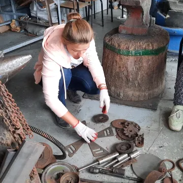 RaDOMsko Różewicza. Warsztaty spawania artystycznego