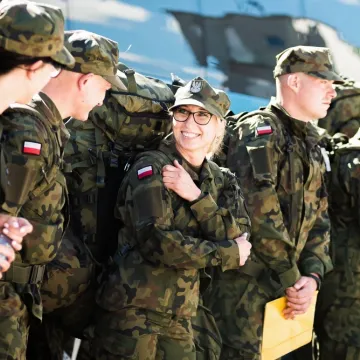 Rekruci WOT szkolą się w Łasku