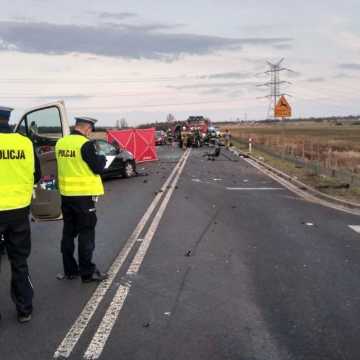 Śmiertelny wypadek na drodze Kamieńsk–Bełchatów. Sprawca był pijany