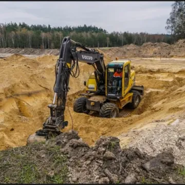 Budowa A1. Postęp prac przy odc. Radomsko - granica województwa 