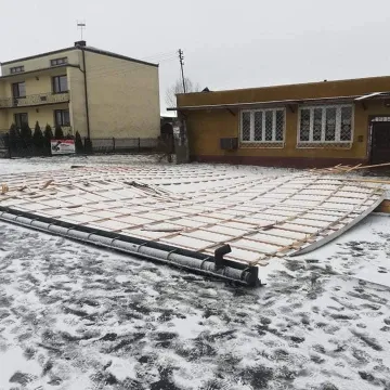 [AKTUALIZACJA] Załamanie pogody w pow. radomszczańskim. Interweniują strażacy