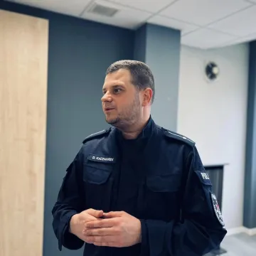 Uczniowie „mechanika” z wizytą w KPP w Radomsku