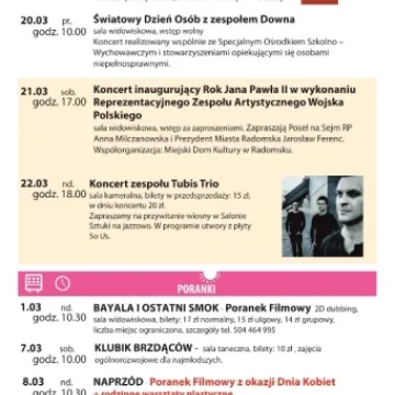 Kulturalny przewodnik na marzec 2020 r.