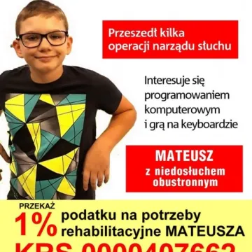 Charytatywny koncert dla Mateusza