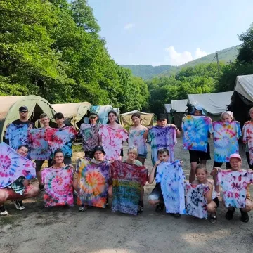 Harcerze z Hufca Radomsko na letnich obozach