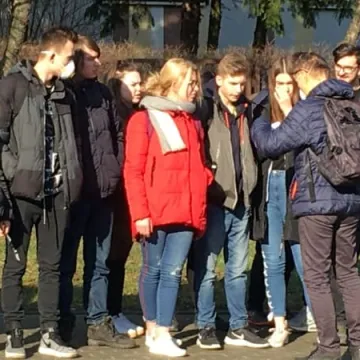 Antysmogowy happening uczniów Drzewniaka