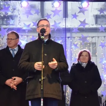 Miejska Wigilia na placu 3 Maja w Radomsku