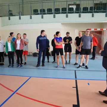 Samorządowcy grali w badmintona