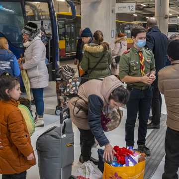 Kolejna grupa uchodźców z Ukrainy dotarła do województwa łódzkiego