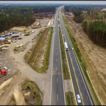 Budowa A1. Postęp prac przy odc. Radomsko - granica województwa 