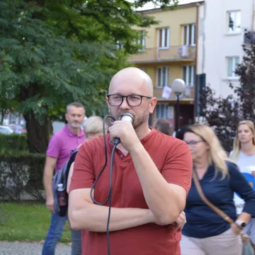 W obronie niezależnych mediów. Protest w Radomsku