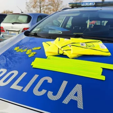 „Świeć Przykładem – Noś Odblaski”. Akcja tym razem w Kobielach Wielkich