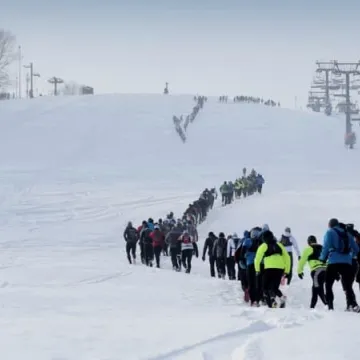  3. Trail Kamieńsk w prawdziwie zimowych warunkach