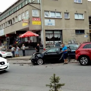 Poważny wypadek na ul. Piłsudskiego