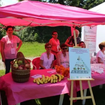 Różowy Piknik w parku Solidarności