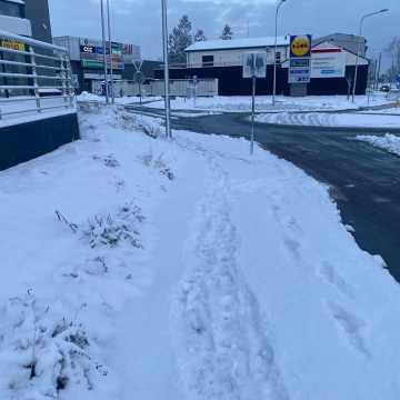 Śnieg w Radomsku – początek zimy na ulicach