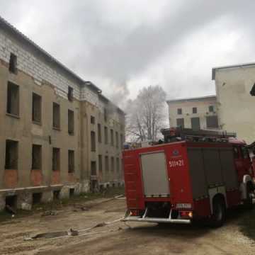 Pożar w pustostanie przy ul. Kościuszki