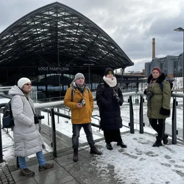 Łódź zatrzymana w obiektywie