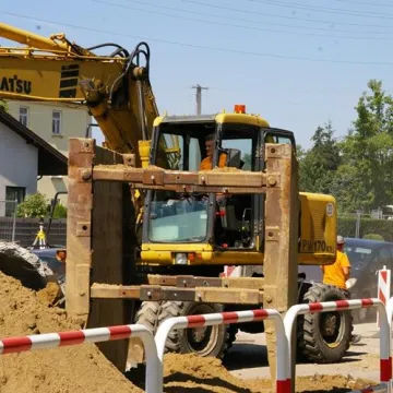 Trwa przebudowa ul. Piłsudskiego w Radomsku
